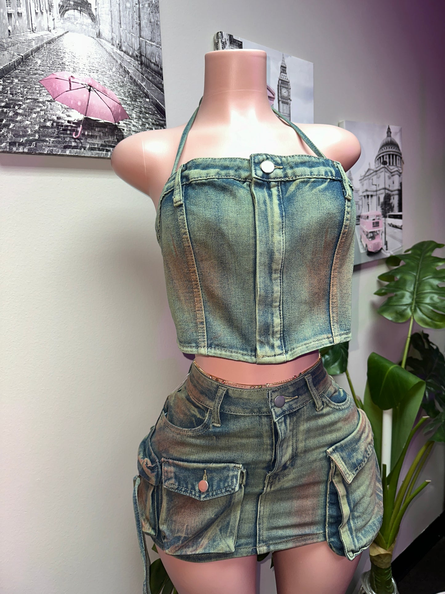 Star Status Denim Set