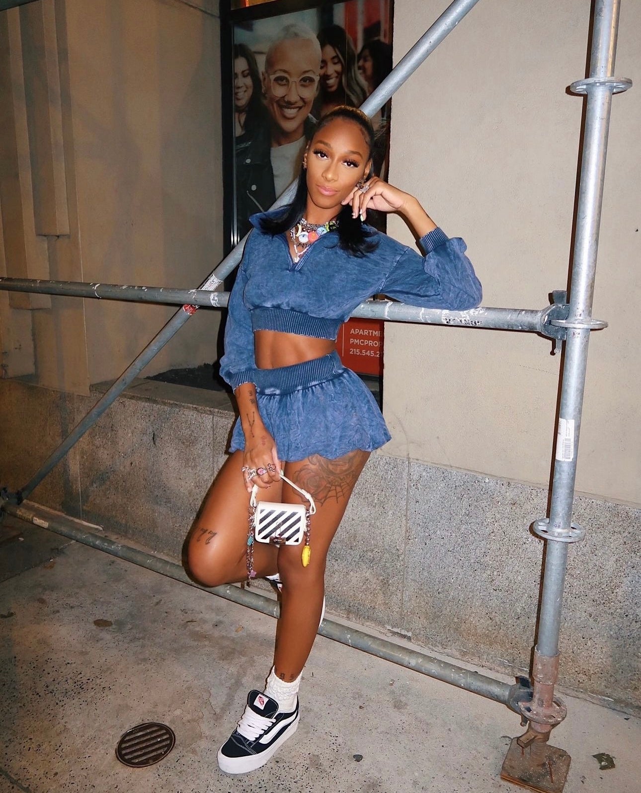Midnight Vibes Bomber Set